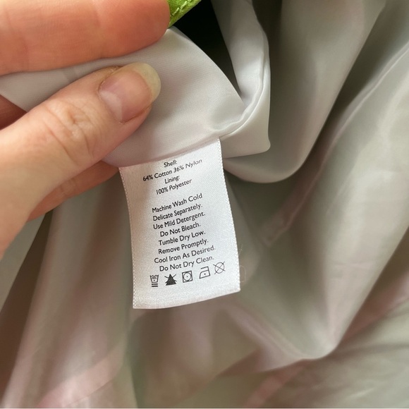 Eddie Bauer Women’s Button-Up Spring Coat – XS – Lime Green long jacket bright - Picture 5 of 11